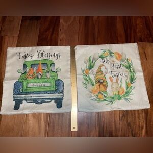 2 Easter pillow covers New without tags